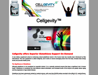 max-cellgevity.com screenshot