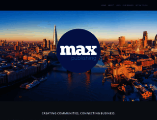 max-publishing.co.uk screenshot