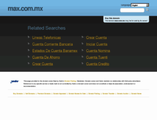 max.com.mx screenshot