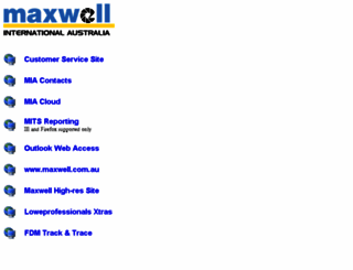 max.maxwell.com.au screenshot