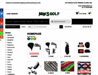 max5golf.com screenshot