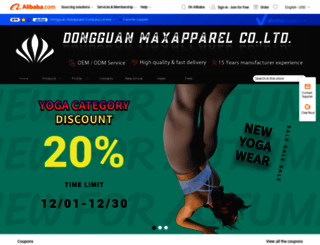 maxapparel.en.alibaba.com screenshot