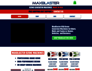 maxblasterusa.com screenshot
