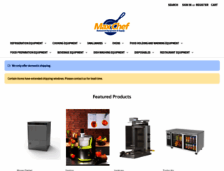 maxchef.com screenshot