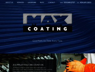 maxcoating.com screenshot