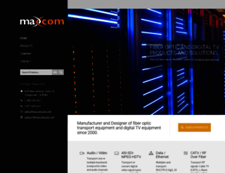 maxcomcorp.com screenshot