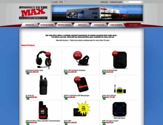 maxcraftavionics.com screenshot