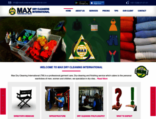maxdrycleanersinternational.com screenshot