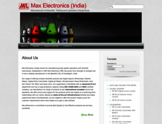 maxelectronicsindia.com screenshot
