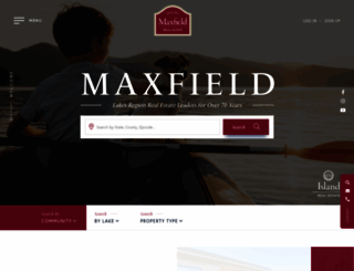 maxfieldrealestate.com screenshot