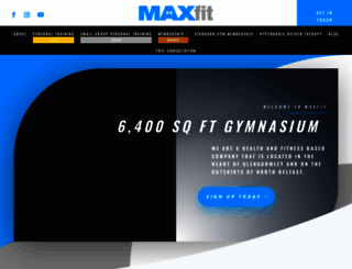maxfit.co.uk screenshot