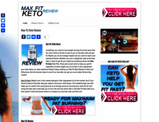 maxfitketodiet.com screenshot
