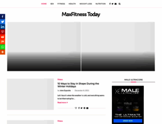 maxfitnesstoday.com screenshot
