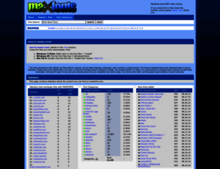 maxfonts.com screenshot