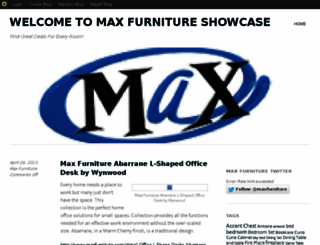 maxfurniture.blog.com screenshot