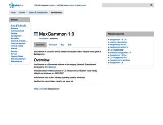 maxgammon.updatestar.com screenshot