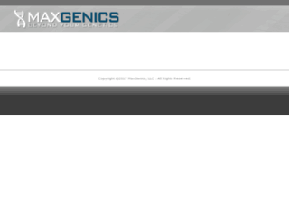 maxgenics.com screenshot