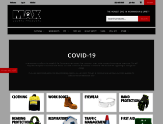maxglobalproducts.com.au screenshot
