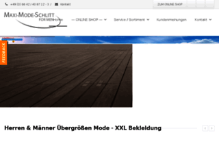 maxi-mode-schlitt.de screenshot