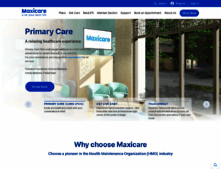 maxicare.com.ph screenshot