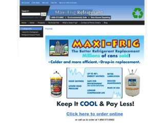 maxifrig.com screenshot
