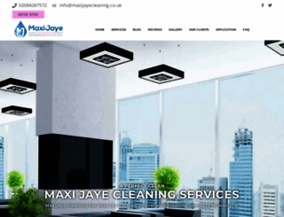 maxijayecleaning.co.uk screenshot