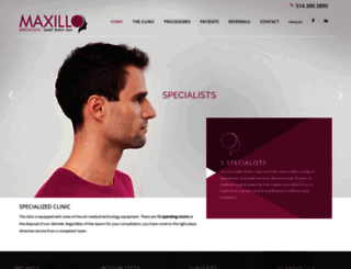 maxillospecialists.com screenshot
