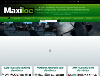 maxiloc.com.au screenshot