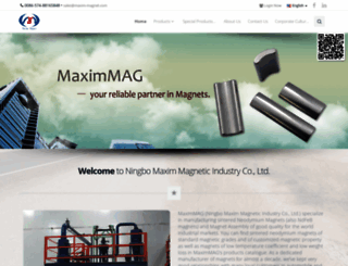 maxim-magnets.com screenshot