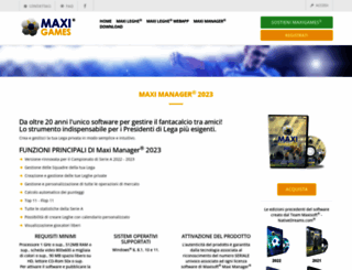 maximanager.maxisoft.it screenshot