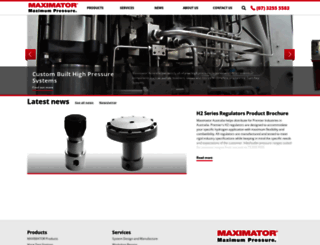 maximator.com.au screenshot