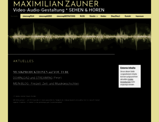 maximilian-zauner.info screenshot