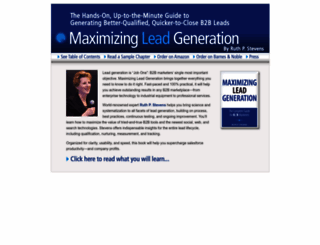 maximizingleadgeneration.com screenshot