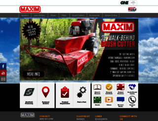 maximmfg.com screenshot