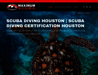 maximum-scuba.com screenshot