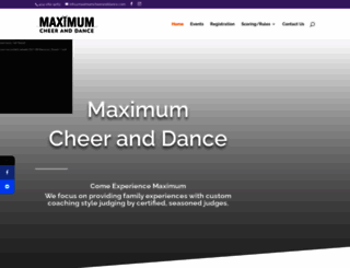 maximumcheeranddance.com screenshot