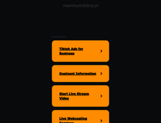 maximumdobra.pl screenshot