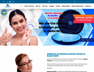 maximus-dental.com screenshot