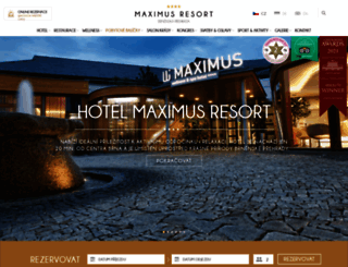 maximus-resort.cz screenshot
