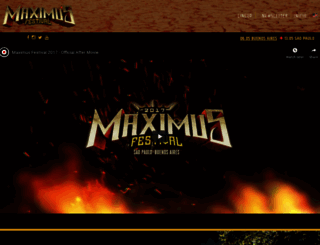 maximusfestival.com.ar screenshot
