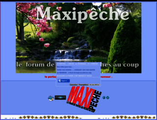maxipeche.forumactif.com screenshot