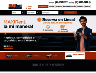 maxirent.com.mx screenshot