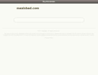 maxisbad.com screenshot