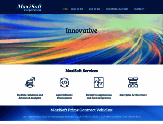 maxisoftcorp.com screenshot