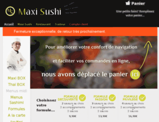 maxisushi.com screenshot
