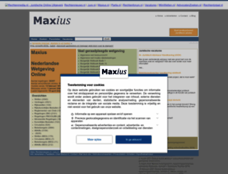 maxius.nl screenshot
