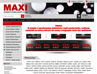 maxlamp.pl screenshot