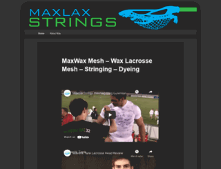 maxlaxstrings.com screenshot