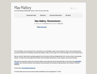maxmallory.com screenshot