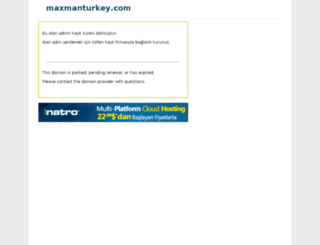 maxmanturkey.com screenshot